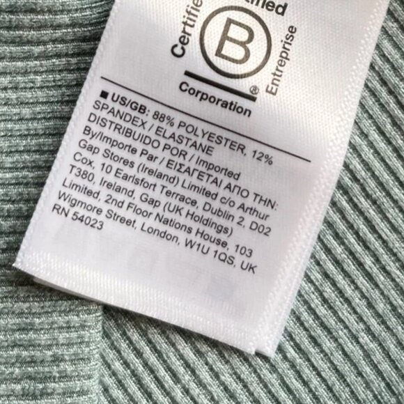 Athleta Uptempo Ribbed Henley Top M - Picture 5 of 8